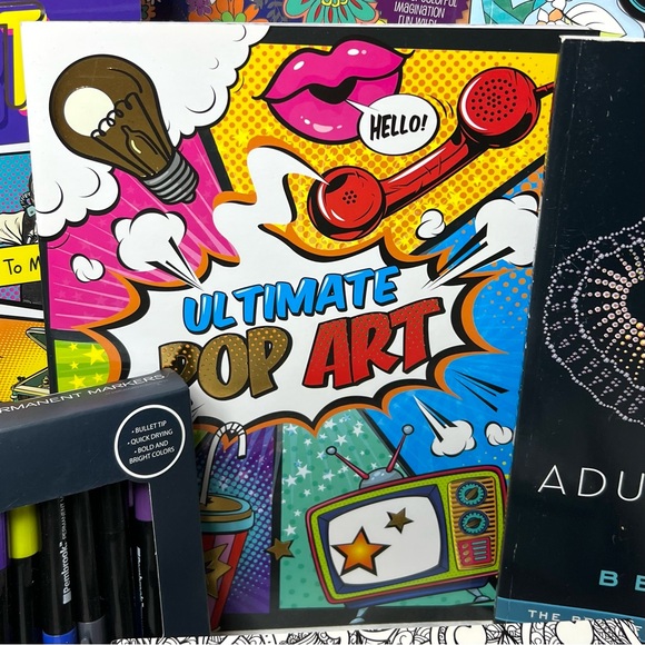 ADULT COLORING BOOK SET #6 - Picture 10 of 15